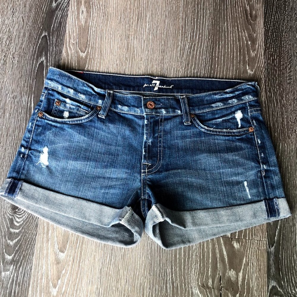 7 For All Mankind - Denim Shorts - Size 28 - EUC